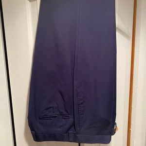 Calvin Klein Custom Navy Suit Pants